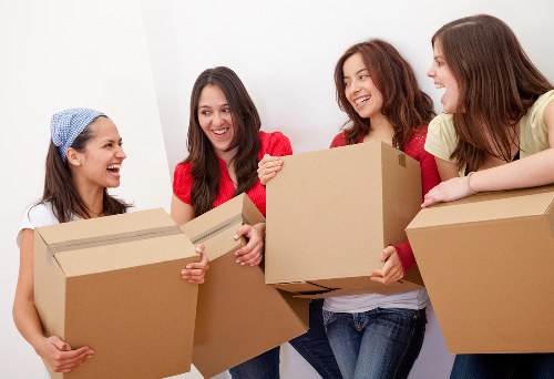 Professional local removals team assisting with a Thamesmead home move